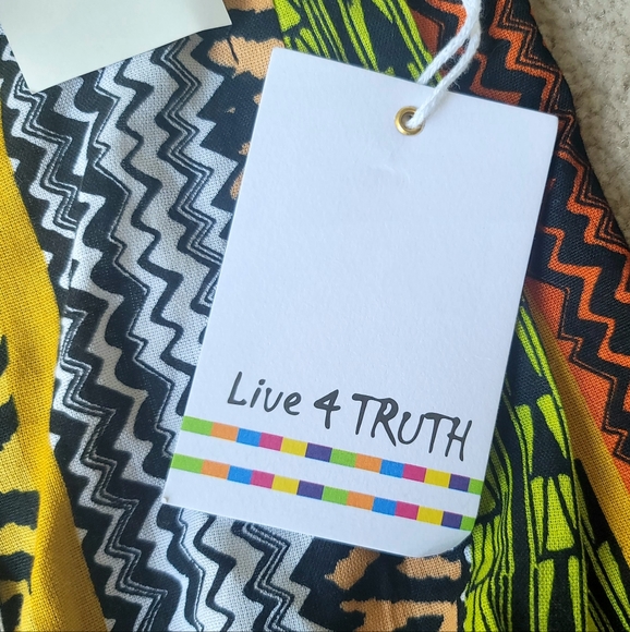 BRAND NEW! Live 4 Truth Zebra Print Button Down Skirt - Picture 10 of 10